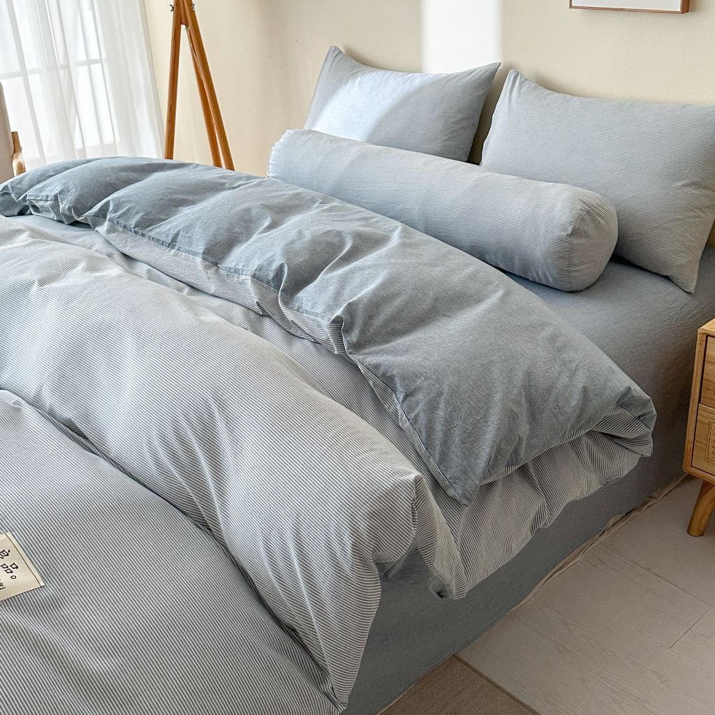 4Pcs Cotton Linen Japan | Set Cotton Đũi Nhật 4 Món Tiêu Chuẩn | ID 4PCSMUJPCLINENID23
