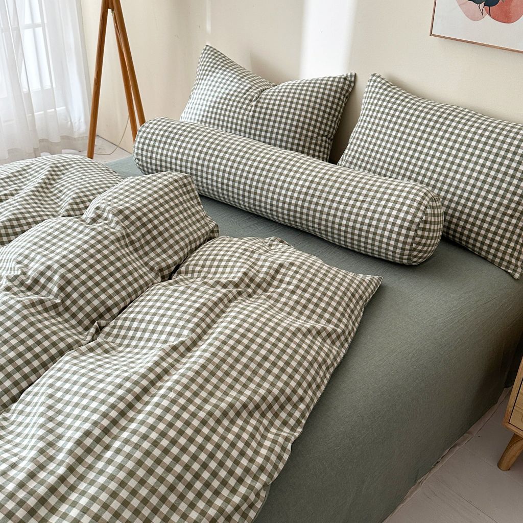 5Pcs Japan Linen |  Standard size duvet cover Bedding Set Drap Freesize | ID CL5P025COV001