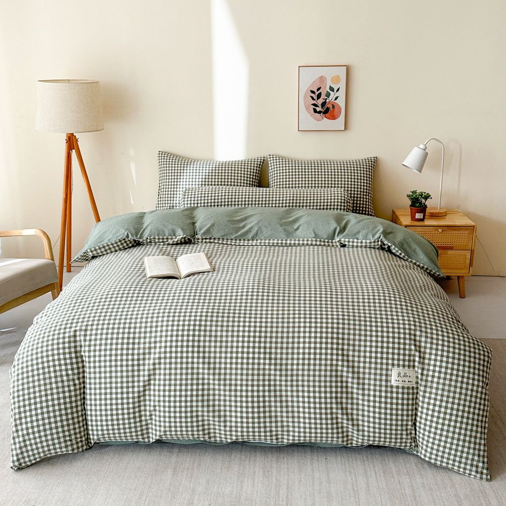 5Pcs Japan Linen |  Standard size duvet cover Bedding Set Drap Freesize | ID CL5P025COV001