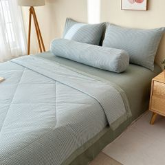 5Pcs Japan Linen |  New Colection  Bedsets Summer Blanket 230*200 Drap Freesize | ID jp025009