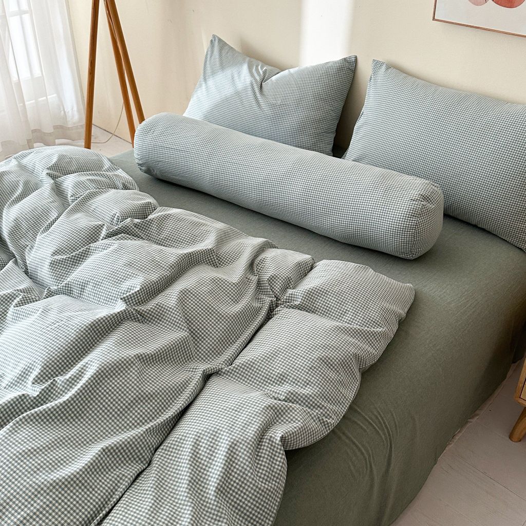 5Pcs Japan Linen |  Standard size duvet cover Bedding Set Drap Freesize | ID CL5P025COV008