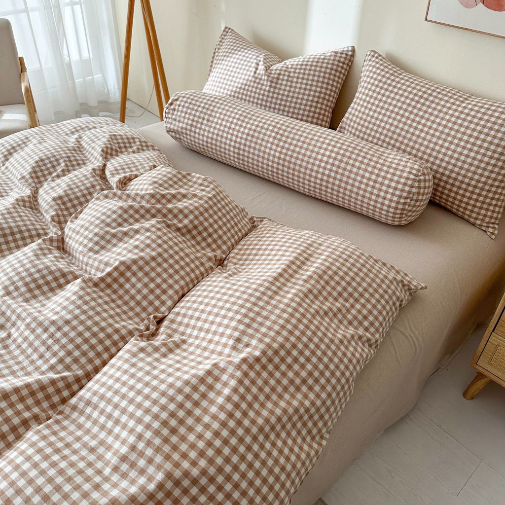 5Pcs Japan Linen |  Standard size duvet cover Bedding Set Drap Freesize | ID CL5P025COV004