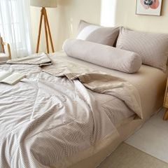5Pcs Japan Linen |  New Colection  Bedsets Summer Blanket 230*200 Drap Freesize | ID jp025008