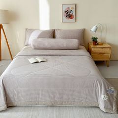 5Pcs Japan Linen |  New Colection  Bedsets Summer Blanket 230*200 Drap Freesize | ID jp025008