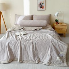 5Pcs Japan Linen |  New Colection  Bedsets Summer Blanket 230*200 Drap Freesize | ID jp025008