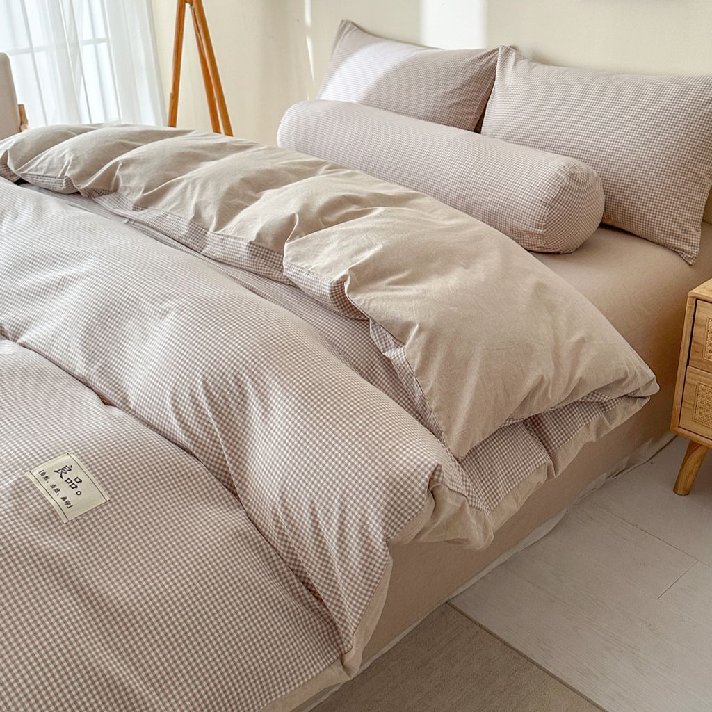 5Pcs Japan Linen |  Standard size duvet cover Bedding Set Drap Freesize | ID CL5P025COV007