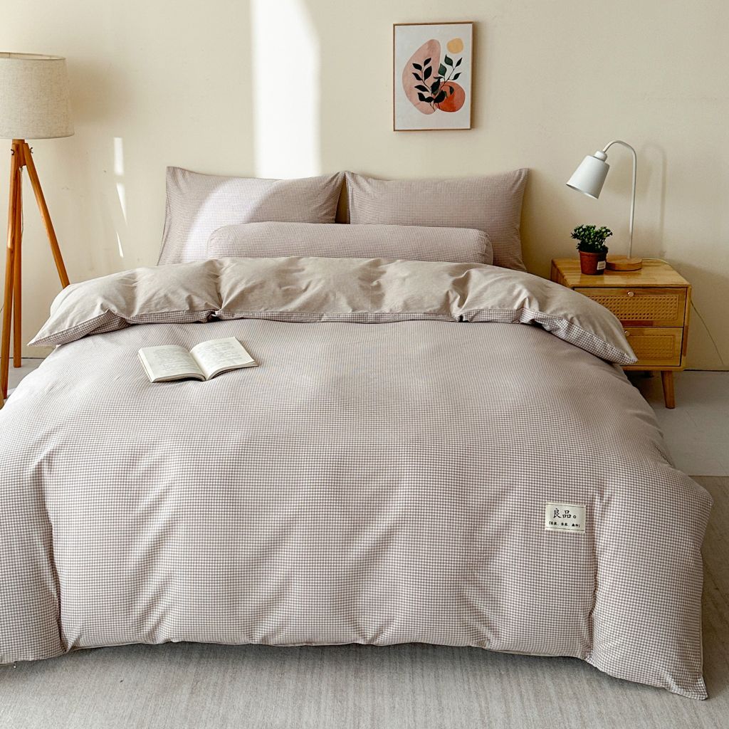 5Pcs Japan Linen |  Standard size duvet cover Bedding Set Drap Freesize | ID CL5P025COV007