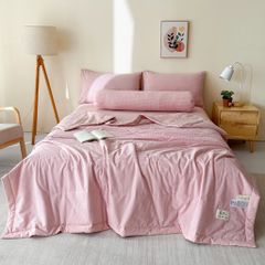 5Pcs Japan Linen |  New Colection  Bedsets Summer Blanket 230*200 Drap Freesize | ID jp025012