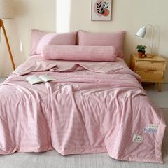 5Pcs Japan Linen |  New Colection  Bedsets Summer Blanket 230*200 Drap Freesize | ID jp025012
