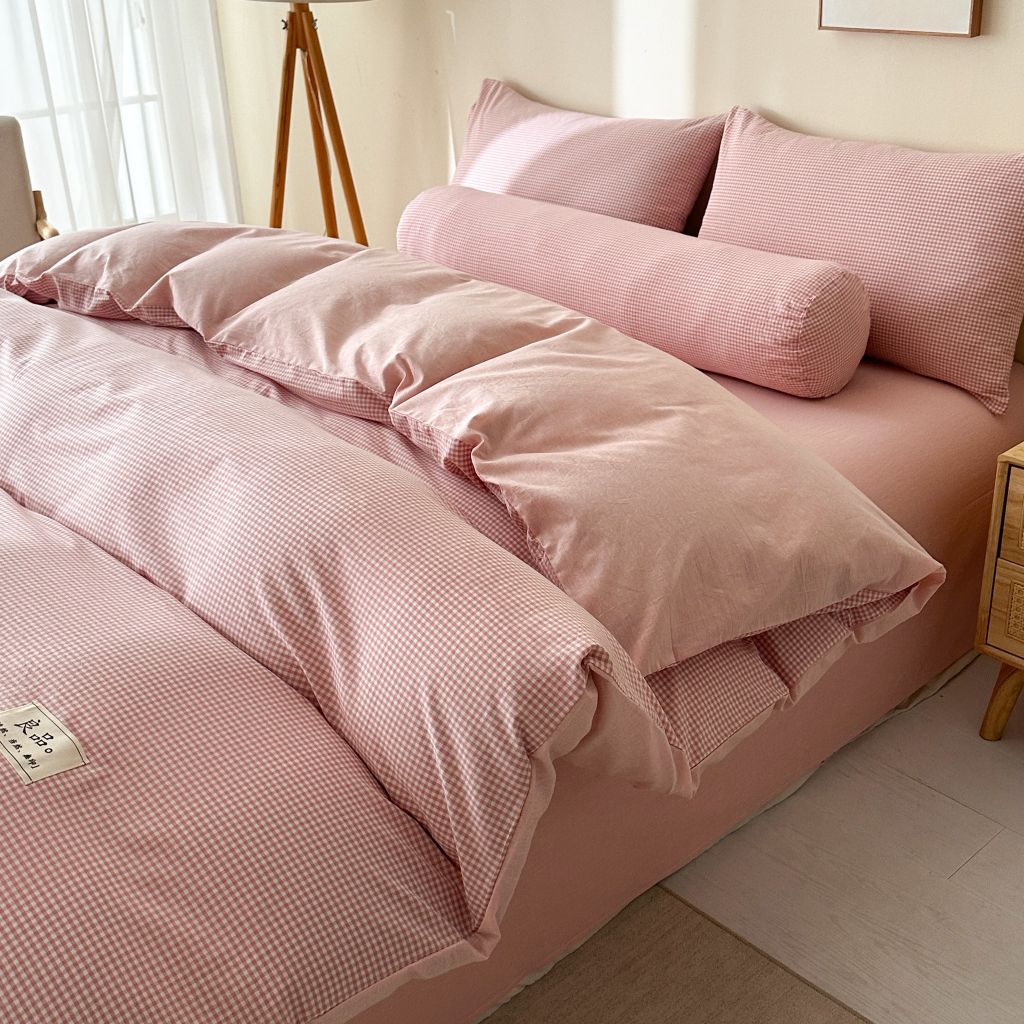 5Pcs Japan Linen |  Standard size duvet cover Bedding Set Drap Freesize | ID CL5P025COV012