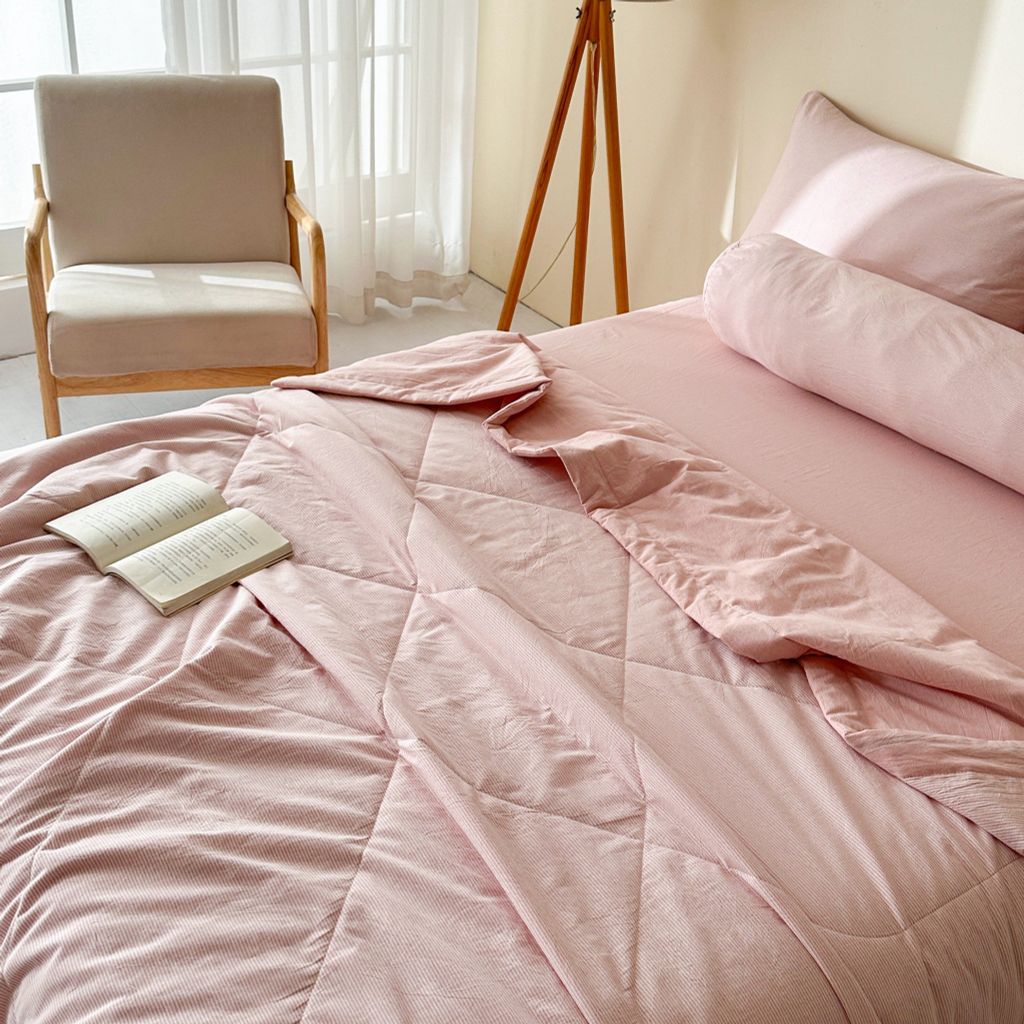 5Pcs Japan Linen |  New Colection  Bedsets Summer Blanket 230*200 Drap Freesize | ID jp025013