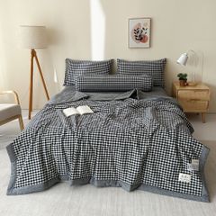 5Pcs Japan Linen |  New Colection  Bedsets Summer Blanket 230*200 Drap Freesize | ID jp025002