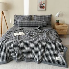 5Pcs Japan Linen |  New Colection  Bedsets Summer Blanket 230*200 Drap Freesize | ID jp025002