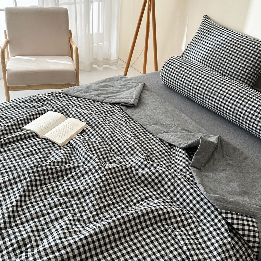 5Pcs Japan Linen |  New Colection  Bedsets Summer Blanket 230*200 Drap Freesize | ID jp025002