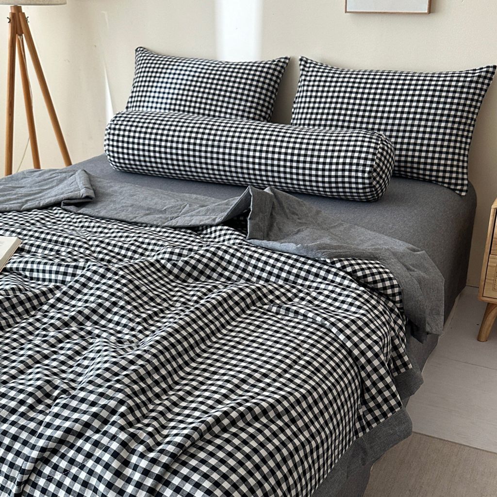 5Pcs Japan Linen |  New Colection  Bedsets Summer Blanket 230*200 Drap Freesize | ID jp025002