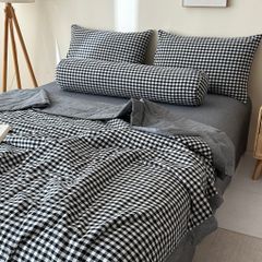 5Pcs Japan Linen |  New Colection  Bedsets Summer Blanket 230*200 Drap Freesize | ID jp025002