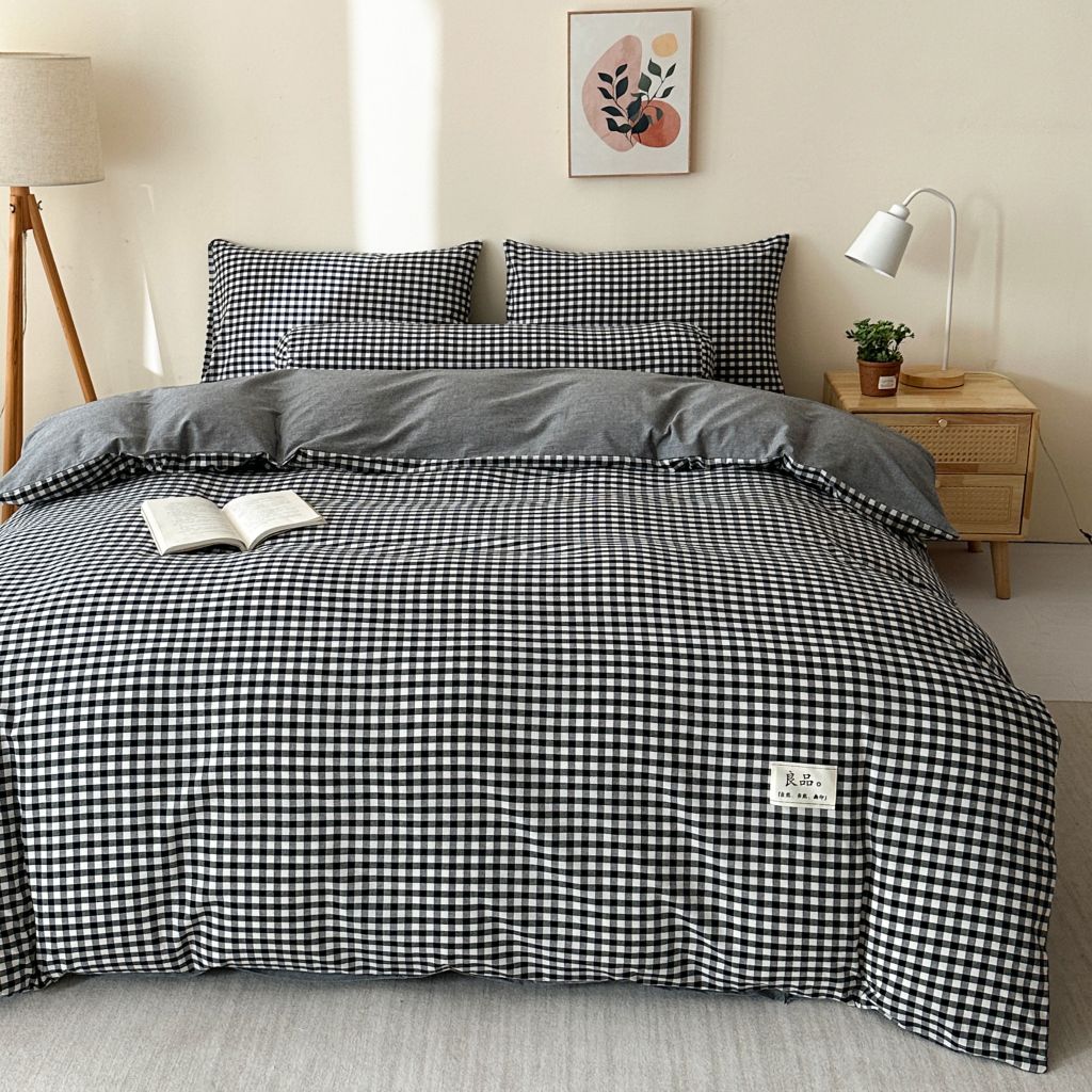 4Pcs Cotton Linen Japan | Set Cotton Đũi Nhật 4 Món Tiêu Chuẩn | ID 4PCSMUJPCLINENID28