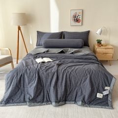5Pcs Japan Linen |  New Colection  Bedsets Summer Blanket 230*200 Drap Freesize | ID jp025011