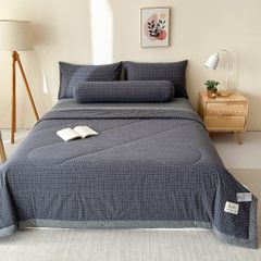 5Pcs Japan Linen |  New Colection  Bedsets Summer Blanket 230*200 Drap Freesize | ID jp025011