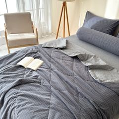 5Pcs Japan Linen |  New Colection  Bedsets Summer Blanket 230*200 Drap Freesize | ID jp025011