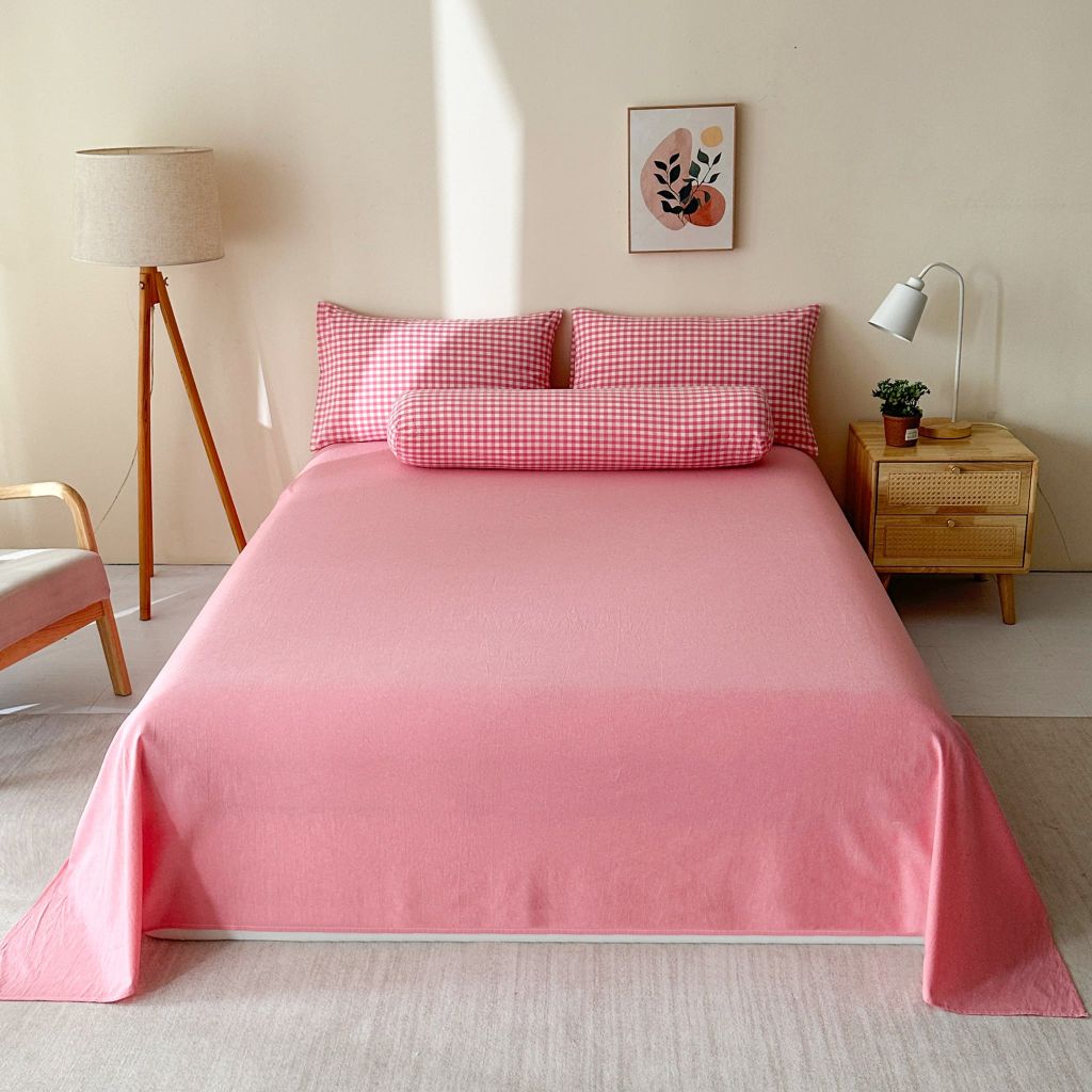 4Pcs Cotton Linen Japan | Set Cotton Đũi Nhật 4 Món Tiêu Chuẩn | ID 4PCSMUJPCLINENID15