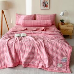 5Pcs Japan Linen |  New Colection  Bedsets Summer Blanket 230*200 Drap Freesize | ID jp025006