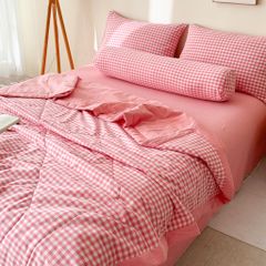 5Pcs Japan Linen |  New Colection  Bedsets Summer Blanket 230*200 Drap Freesize | ID jp025006