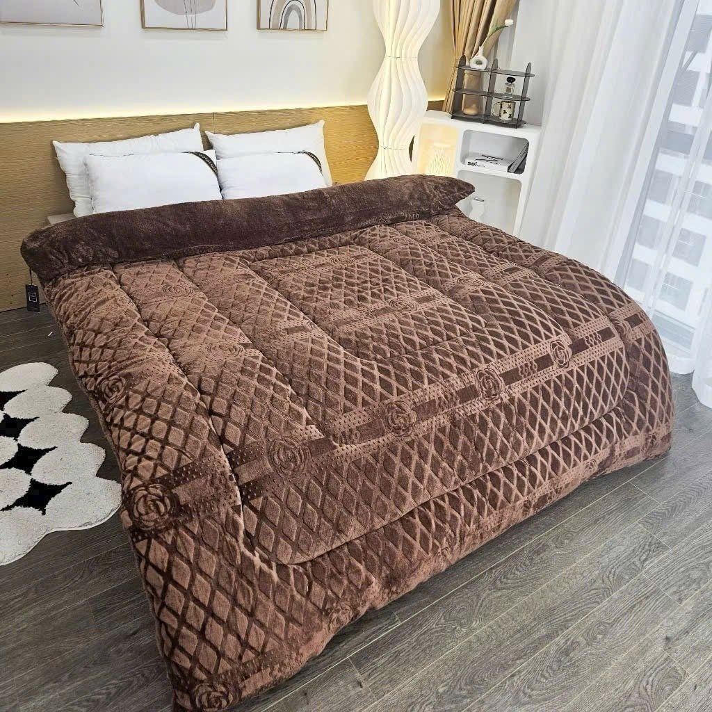 COCO WOOL BLANKET VELVET SERI.01 SIZE 230*200 (3,3KG)