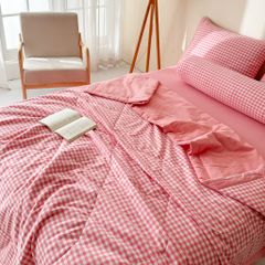 5Pcs Japan Linen |  New Colection  Bedsets Summer Blanket 230*200 Drap Freesize | ID jp025006