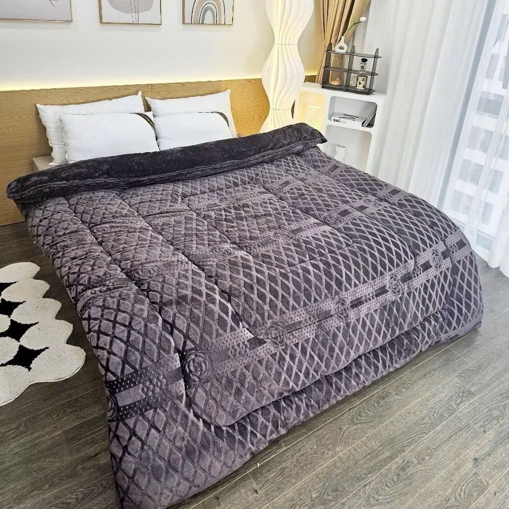 COCO WOOL BLANKET VELVET SERI.01 SIZE 230*200 (3,3KG)