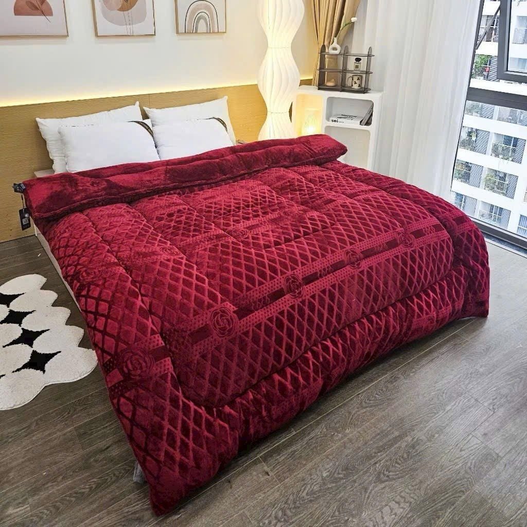 COCO WOOL BLANKET VELVET SERI.01 SIZE 230*200 (3,3KG)