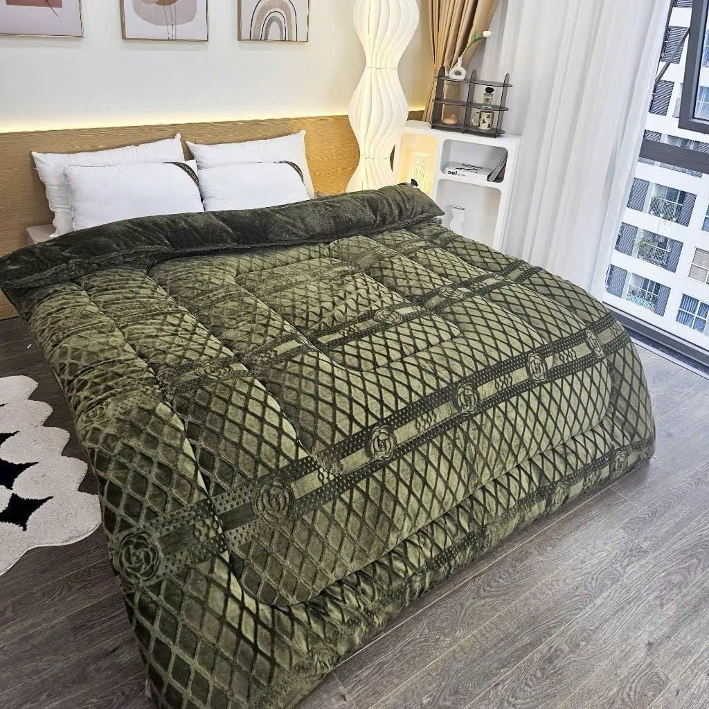 COCO WOOL BLANKET VELVET SERI.01 SIZE 230*200 (3,3KG)