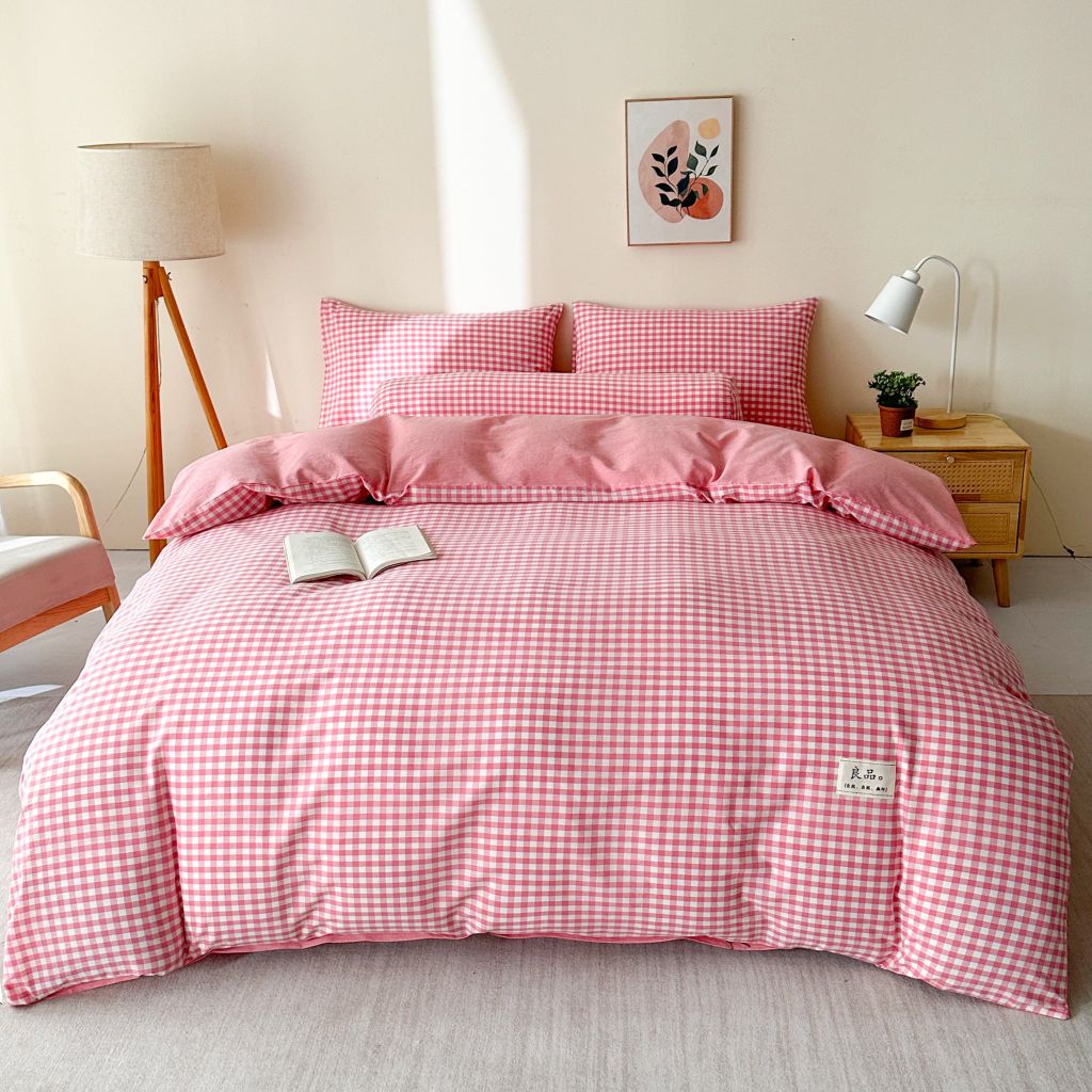 4Pcs Cotton Linen Japan | Set Cotton Đũi Nhật 4 Món Tiêu Chuẩn | ID 4PCSMUJPCLINENID15