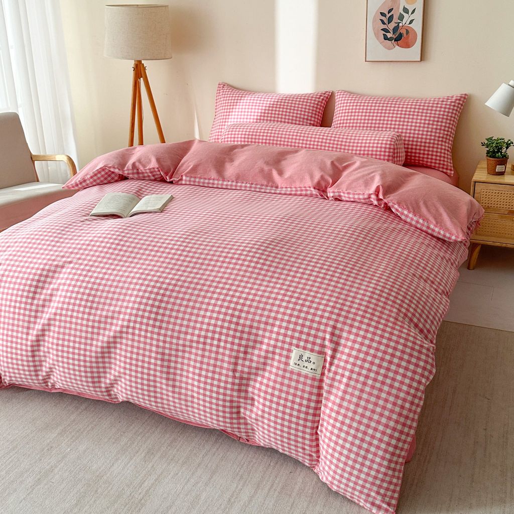 5Pcs Japan Linen |  Standard size duvet cover Bedding Set Drap Freesize | ID CL5P025COV005