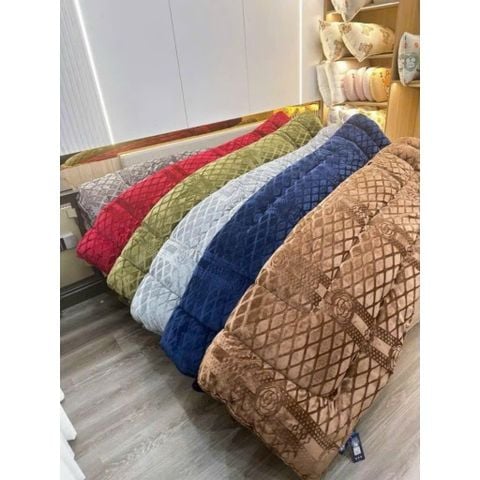 COCO WOOL BLANKET VELVET SERI.01 SIZE 230*200 (3,3KG)