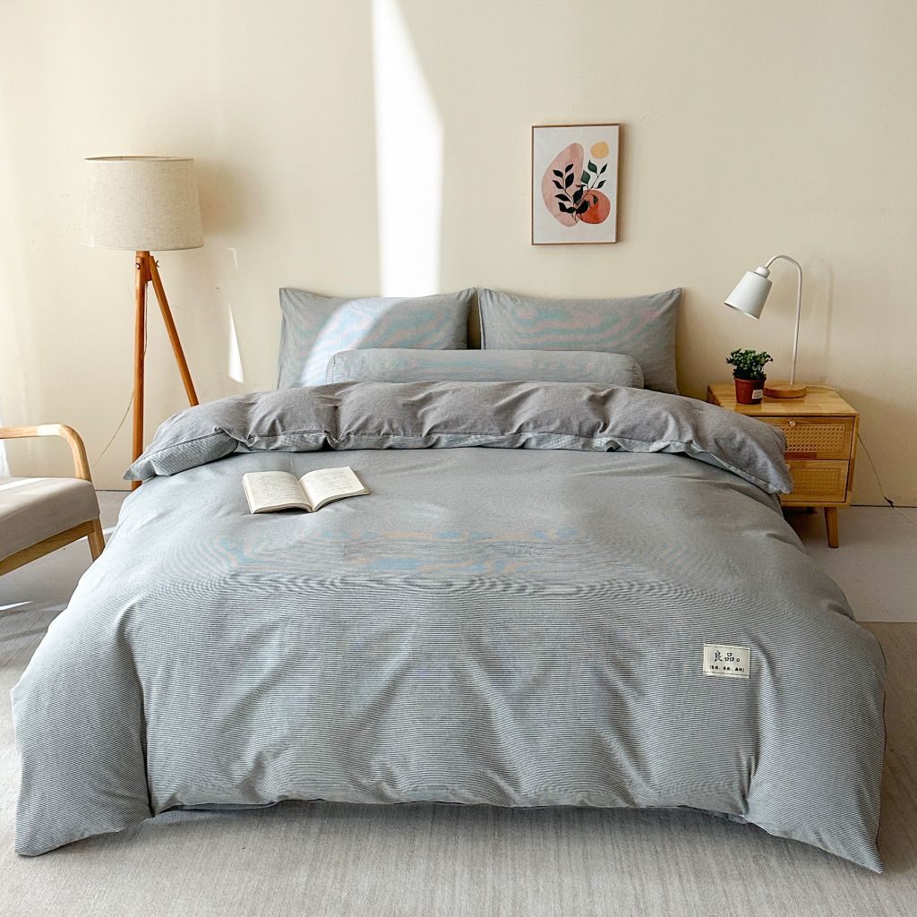 4Pcs Cotton Linen Japan | Set Cotton Đũi Nhật 4 Món Tiêu Chuẩn | ID 4PCSMUJPCLINENID25