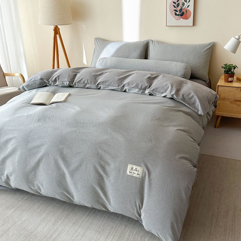 4Pcs Cotton Linen Japan | Set Cotton Đũi Nhật 4 Món Tiêu Chuẩn | ID 4PCSMUJPCLINENID25