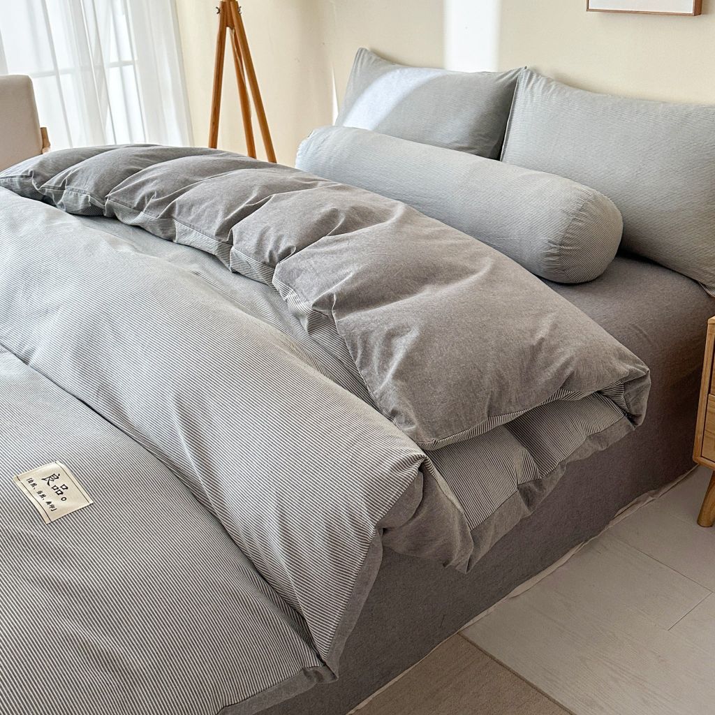 4Pcs Cotton Linen Japan | Set Cotton Đũi Nhật 4 Món Tiêu Chuẩn | ID 4PCSMUJPCLINENID25