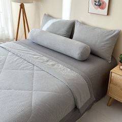 5Pcs Japan Linen |  New Colection  Bedsets Summer Blanket 230*200 Drap Freesize | ID jp025010