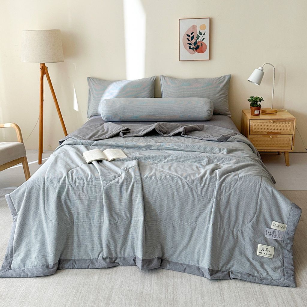 5Pcs Japan Linen |  New Colection  Bedsets Summer Blanket 230*200 Drap Freesize | ID jp025010