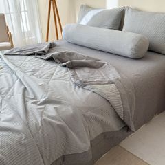 5Pcs Japan Linen |  New Colection  Bedsets Summer Blanket 230*200 Drap Freesize | ID jp025010