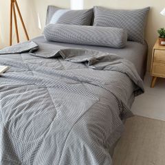 5Pcs Japan Linen |  New Colection  Bedsets Summer Blanket 230*200 Drap Freesize | ID jp025004