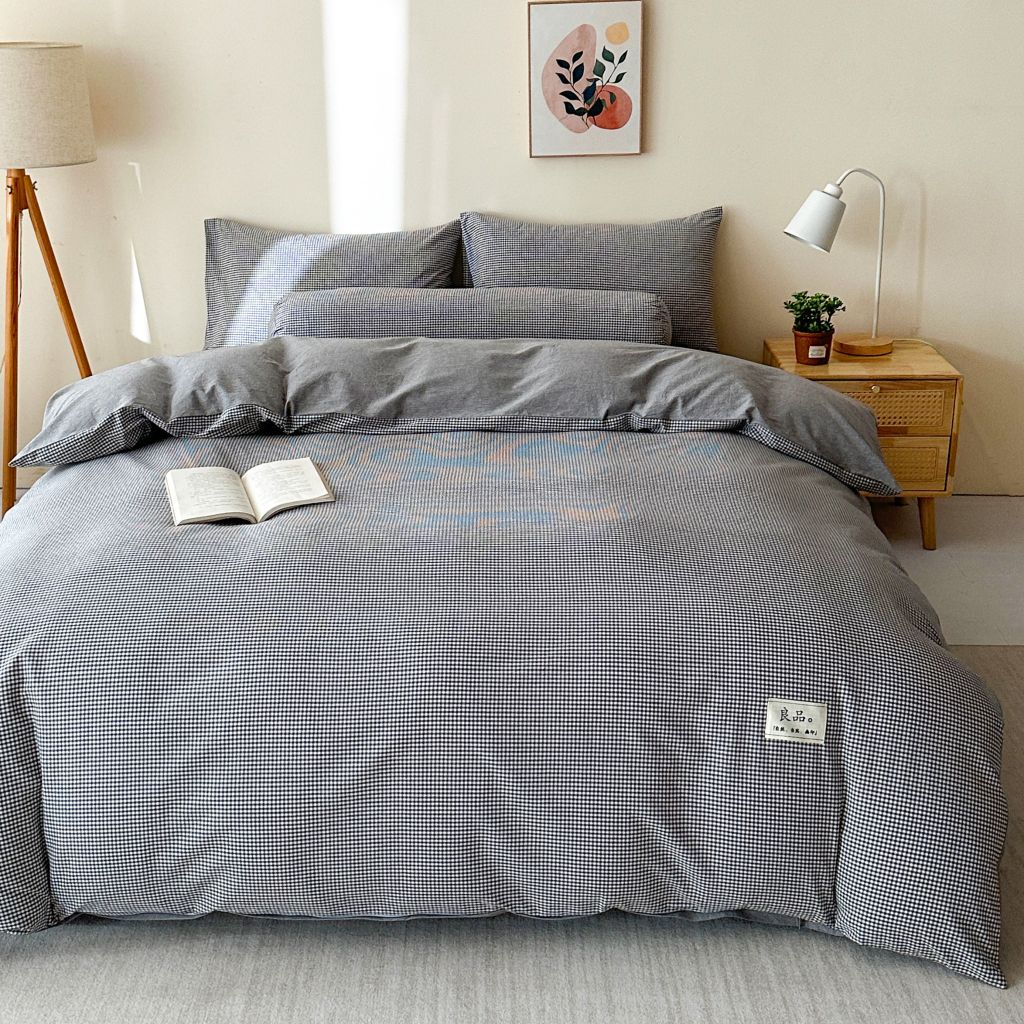5Pcs Japan Linen |  Standard size duvet cover Bedding Set Drap Freesize | ID CL5P025COV009