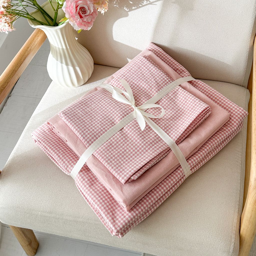 5Pcs Japan Linen |  Standard size duvet cover Bedding Set Drap Freesize | ID CL5P025COV012