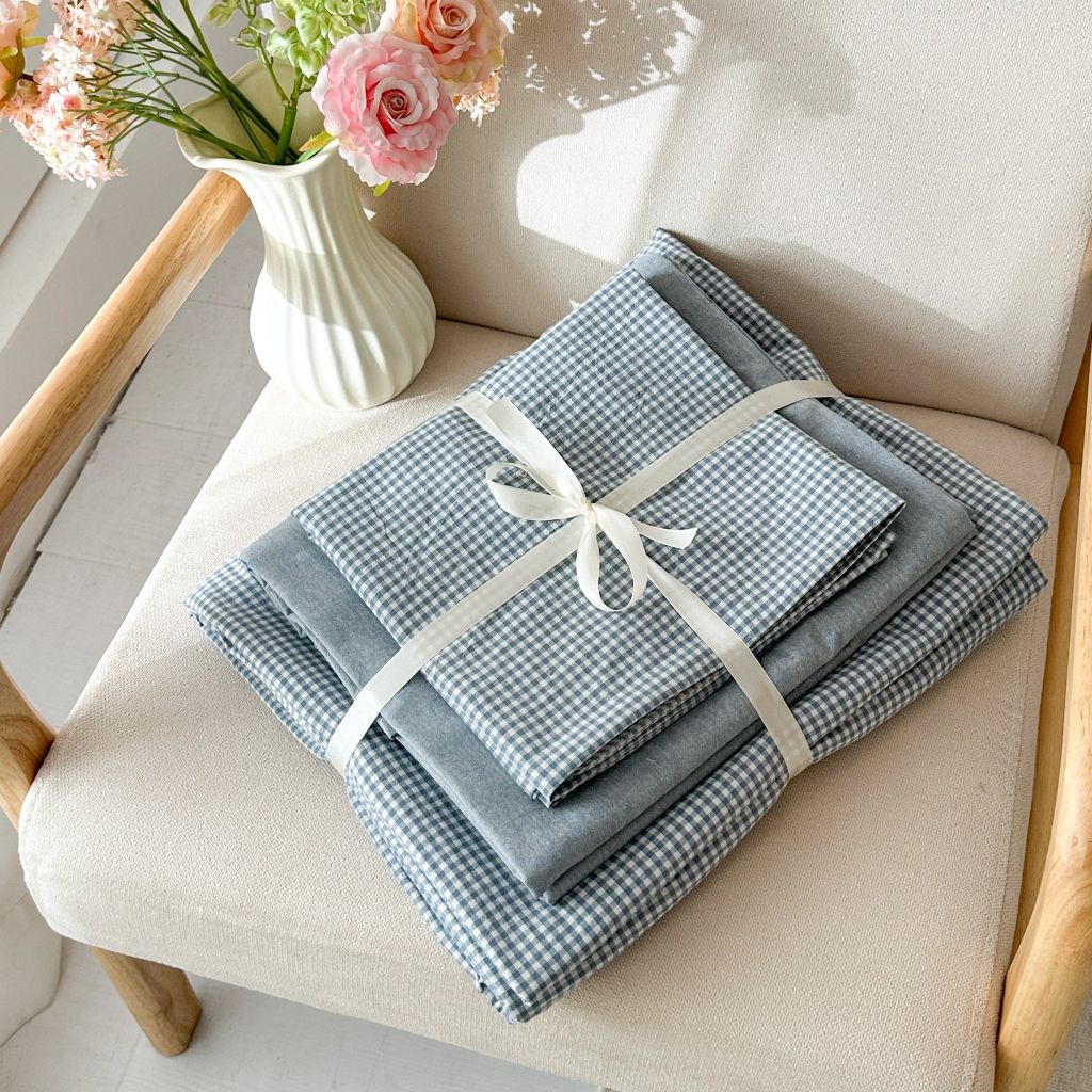 5Pcs Japan Linen |  Standard size duvet cover Bedding Set Drap Freesize | ID CL5P025COV006