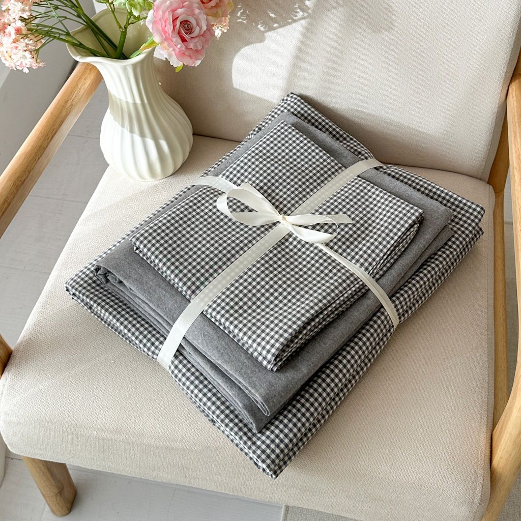 4Pcs Cotton Linen Japan | Set Cotton Đũi Nhật 4 Món Tiêu Chuẩn | ID 4PCSMUJPCLINENID26