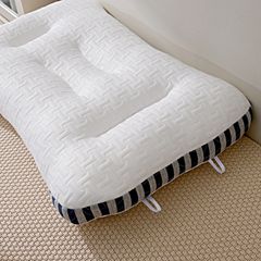 RUỘT GỐI MATXA THẤP ĐỊNH DỆT KIM MICROFIBER SIZE 48*74CM