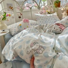 4Pcs Cloud Linen | Set Đũi Mây Phong cách trẻ trung hiện đại | ID 4PCSCLOUDLINE21