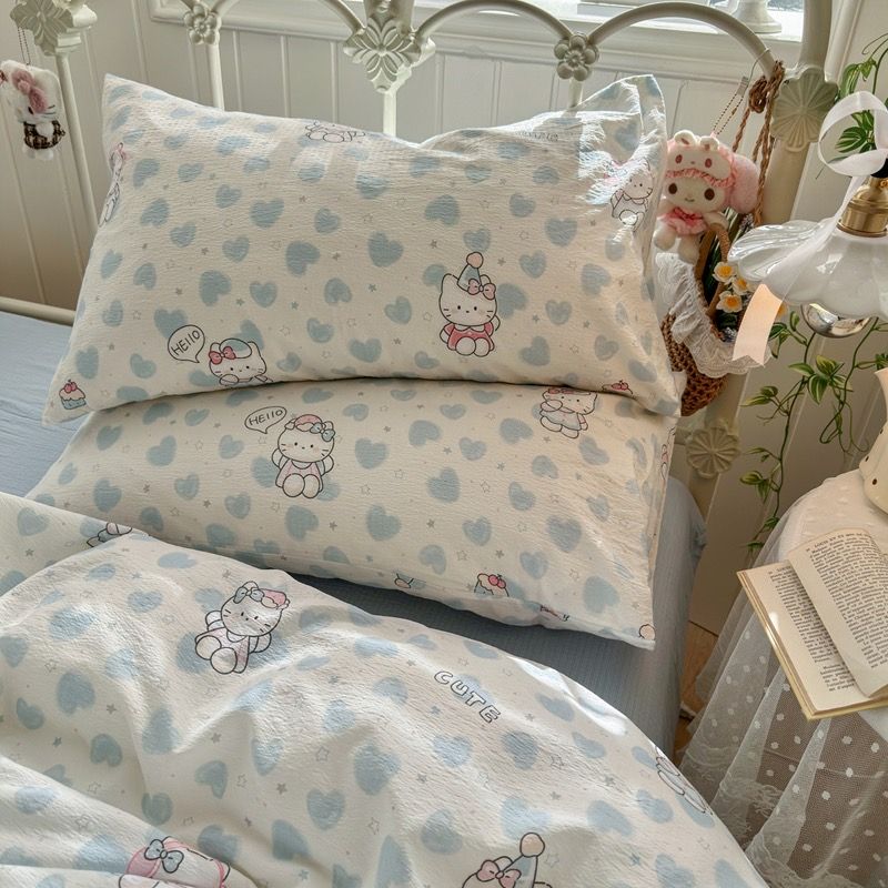 4Pcs Cloud Linen | Set Đũi Mây Phong cách trẻ trung hiện đại | ID 4PCSCLOUDLINE21