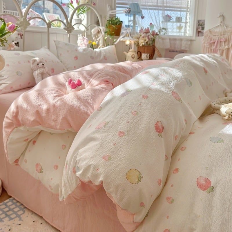 4Pcs Cloud Linen | Set Đũi Mây Phong cách trẻ trung hiện đại | ID 4PCSCLOUDLINE22